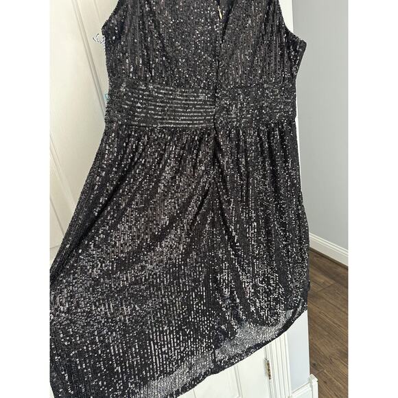 NWT Draper James RSVP Sequin Black Holiday Special Occasion Dress Prom size 20W - Picture 14 of 14